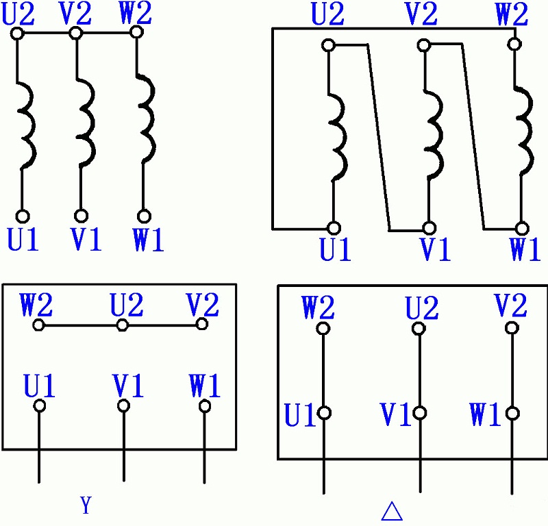 三相異步電動機接線圖